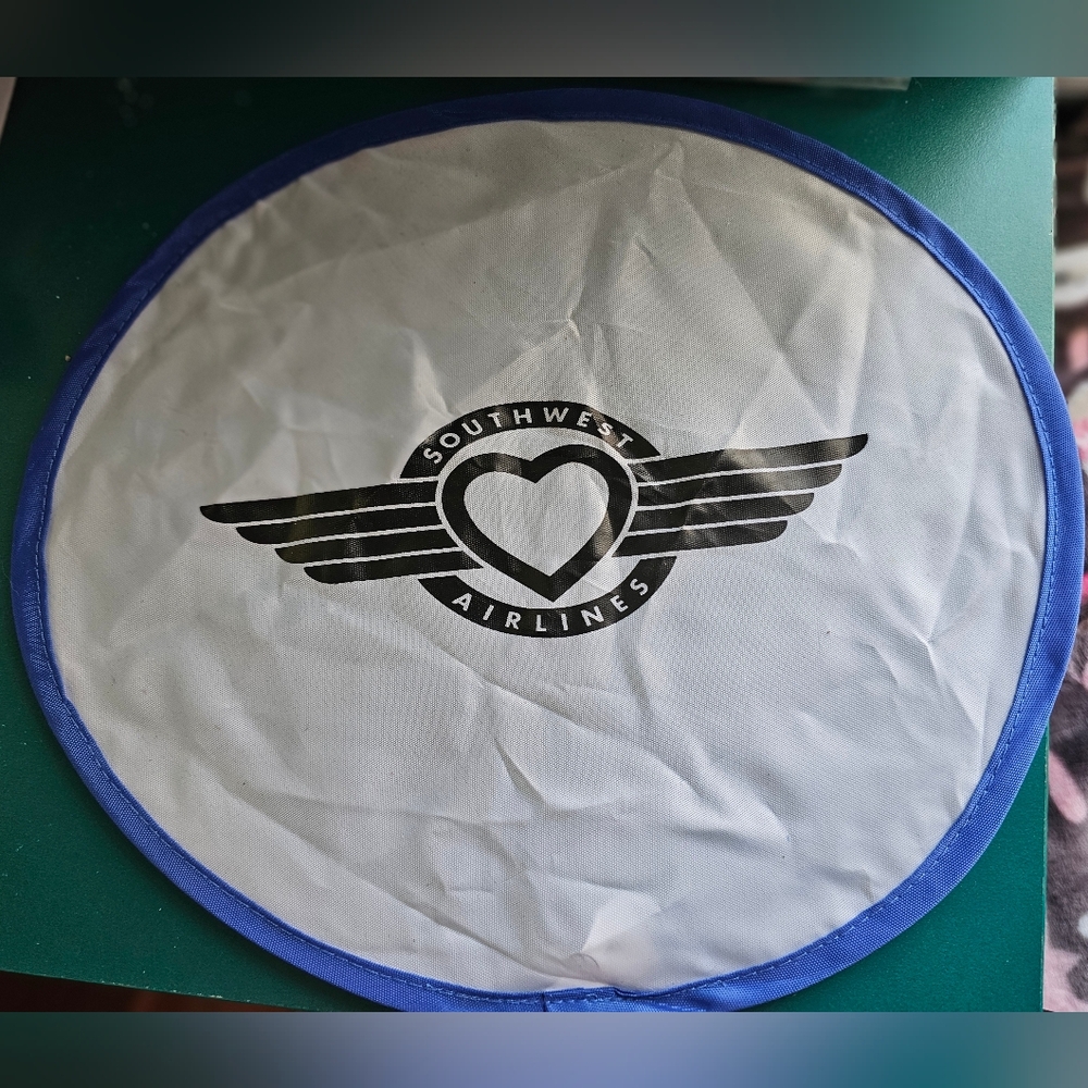 Southwest Airlines Frisbee with Blue Trim